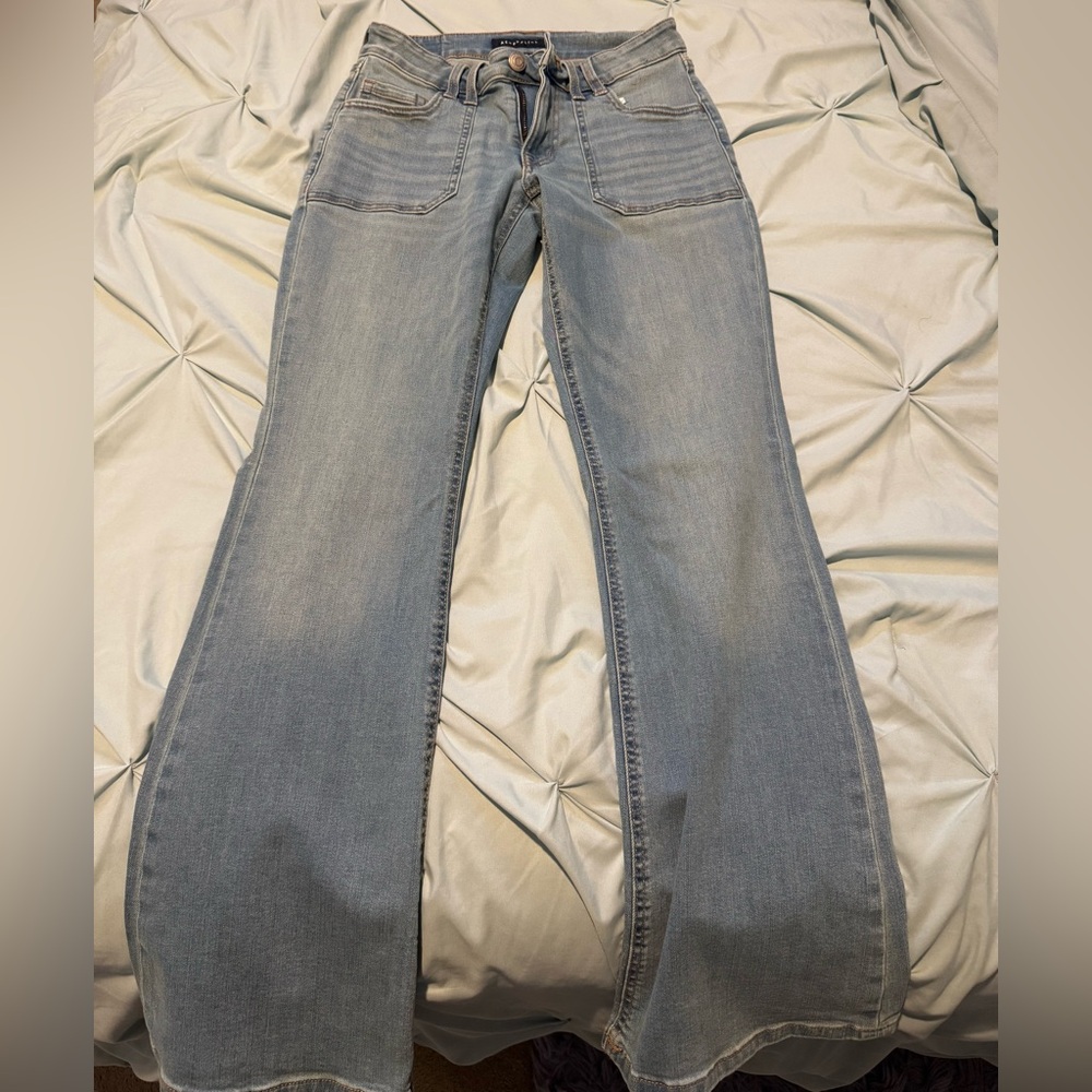 Aeropostale Low-Rise Flare Jean